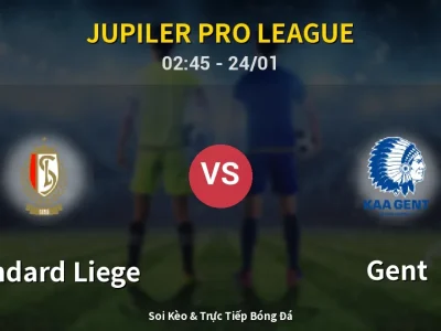 Kết Quả: Standard Liege 0-4 Gent – Highlight & Bàn Thắng | Jupiler Pro League