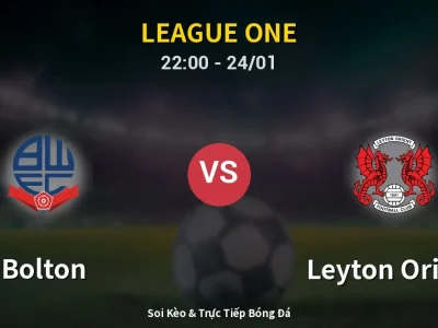 Soi Kèo Bolton vs Leyton Orient – 22:00 24/01 | Nhận Định, Dự Đoán Tỷ Số
