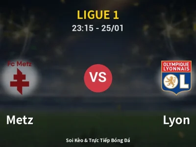 Soi Kèo Metz vs Lyon – 23:15 25/01 | Nhận Định, Dự Đoán Tỷ Số