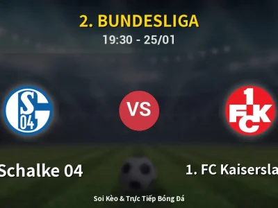 Kết Quả: FC Schalke 04 2-2 1. FC Kaiserslautern – Highlight & Bàn Thắng | 2. Bundesliga