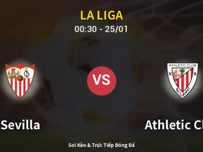 Kết Quả: Sevilla 2-1 Athletic Club – Highlight & Bàn Thắng | La Liga