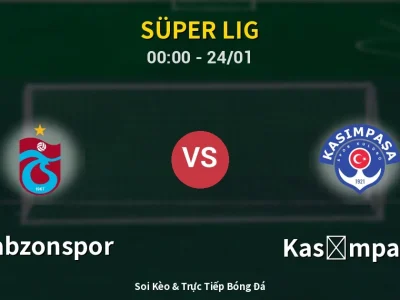 Kết Quả: Trabzonspor 2-1 Kasımpaşa – Highlight & Bàn Thắng | Süper Lig