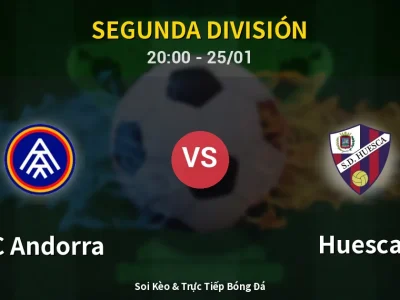 🔴 Trực Tiếp: FC Andorra 1-1 Huesca – Link Xem Segunda División (Full HD)