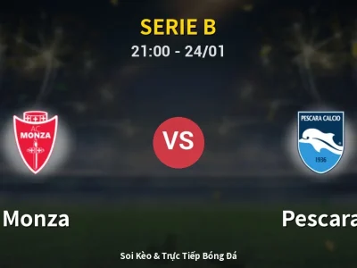 Soi Kèo Monza vs Pescara – 21:00 24/01 | Nhận Định, Dự Đoán Tỷ Số