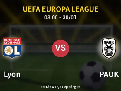 Kết Quả: Lyon 4-2 PAOK – Highlight & Bàn Thắng | UEFA Europa League