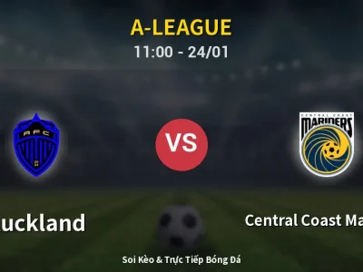 Kết Quả: Auckland 2-2 Central Coast Mariners – Highlight & Bàn Thắng | A-League