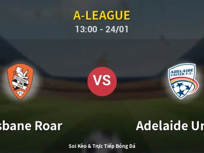 Kết Quả: Brisbane Roar 2-3 Adelaide United – Highlight & Bàn Thắng | A-League