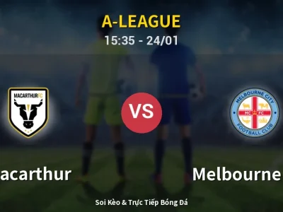 Kết Quả: Macarthur 6-2 Melbourne City – Highlight & Bàn Thắng | A-League
