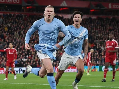 Haaland ‘thức giấc’ hổ mang, cú đúp phá dớp đưa Man City đại thắng Liverpool