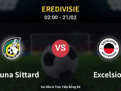Kết Quả: Fortuna Sittard 2-1 Excelsior – Highlight & Bàn Thắng | Eredivisie