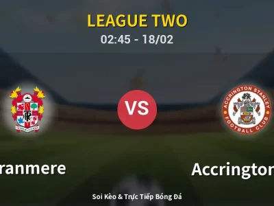 Kết Quả: Tranmere 0-1 Accrington ST – Highlight & Bàn Thắng | League Two