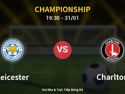 Kết Quả: Leicester 0-2 Charlton – Highlight & Bàn Thắng | Championship