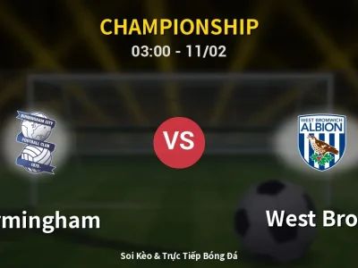 Kết Quả: Birmingham 0-0 West Brom – Highlight & Bàn Thắng | Championship