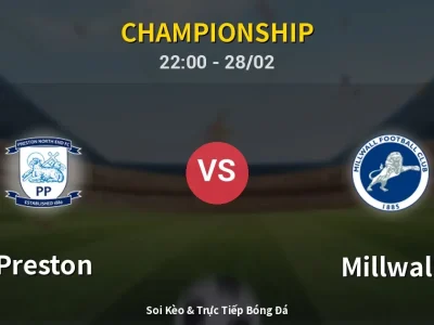 Soi Kèo Preston vs Millwall – 22:00 28/02 | Nhận Định, Dự Đoán Tỷ Số