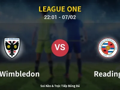 Soi Kèo AFC Wimbledon vs Reading – 22:01 07/02 | Nhận Định, Dự Đoán Tỷ Số