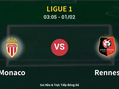 Kết Quả: Monaco 4-0 Rennes – Highlight & Bàn Thắng | Ligue 1