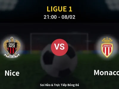 🔴 Trực Tiếp: Nice 0-0 Monaco – Link Xem Ligue 1 (Full HD)