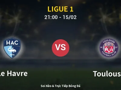 🔴 Trực Tiếp: Le Havre 2-2 Toulouse – Link Xem Ligue 1 (Full HD)