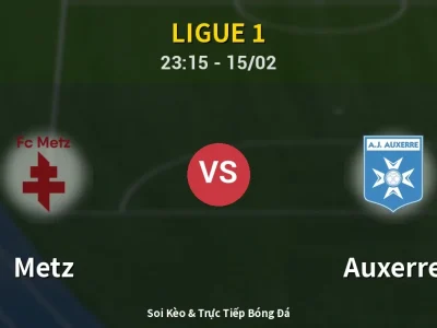 Soi Kèo Metz vs Auxerre – 23:15 15/02 | Nhận Định, Dự Đoán Tỷ Số
