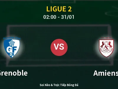 Kết Quả: Grenoble 2-1 Amiens – Highlight & Bàn Thắng | Ligue 2