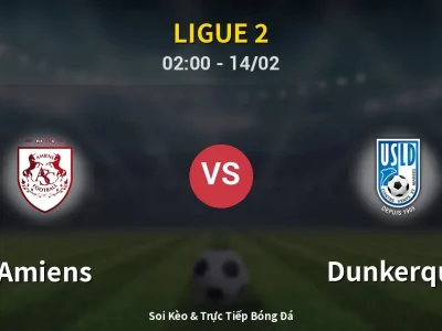 Kết Quả: Amiens 1-4 Dunkerque – Highlight & Bàn Thắng | Ligue 2