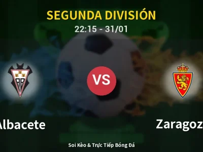 Soi Kèo Albacete vs Zaragoza – 22:15 31/01 | Nhận Định, Dự Đoán Tỷ Số