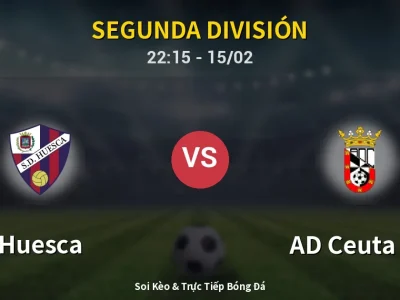 🔴 Trực Tiếp: Huesca 0-0 AD Ceuta FC – Link Xem Segunda División (Full HD)
