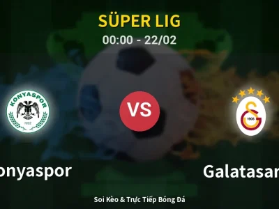 Kết Quả: Konyaspor 2-0 Galatasaray – Highlight & Bàn Thắng | Süper Lig