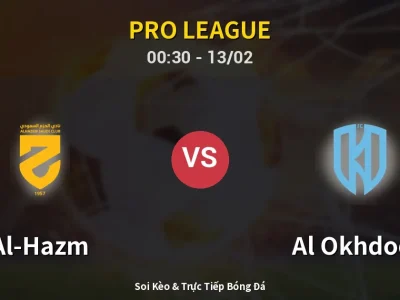 Kết Quả: Al-Hazm 2-1 Al Okhdood – Highlight & Bàn Thắng | Pro League
