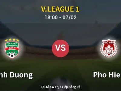 Kết Quả: Binh Duong 1-2 Pho Hien – Highlight & Bàn Thắng | V.League 1