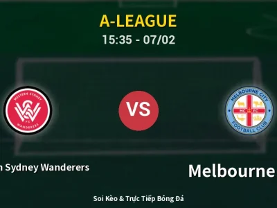 Kết Quả: Western Sydney Wanderers 1-1 Melbourne City – Highlight & Bàn Thắng | A-League