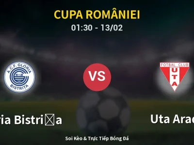 Kết Quả: Gloria Bistriţa 1-0 Uta Arad – Highlight & Bàn Thắng | Cupa României