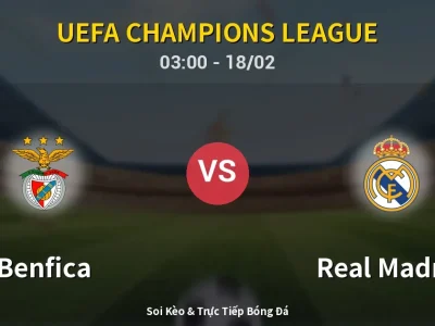 Kết Quả: Benfica 0-1 Real Madrid – Highlight & Bàn Thắng | UEFA Champions League