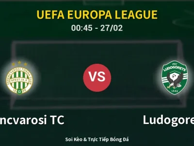 Kết Quả: Ferencvarosi TC 2-0 Ludogorets – Highlight & Bàn Thắng | UEFA Europa League