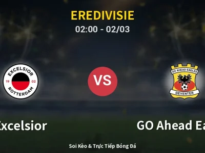 Kết Quả: Excelsior 0-1 GO Ahead Eagles – Highlight & Bàn Thắng | Eredivisie