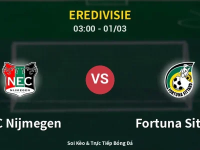 Kết Quả: NEC Nijmegen 2-3 Fortuna Sittard – Highlight & Bàn Thắng | Eredivisie