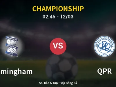 Kết Quả: Birmingham 1-0 QPR – Highlight & Bàn Thắng | Championship