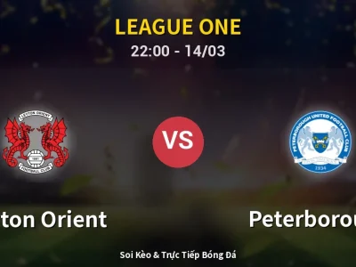 🔴 Trực Tiếp: Leyton Orient 0-0 Peterborough – Link Xem League One (Full HD)