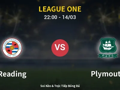 Soi Kèo Reading vs Plymouth – 22:00 14/03 | Nhận Định, Dự Đoán Tỷ Số