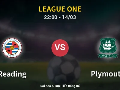 🔴 Trực Tiếp: Reading 2-1 Plymouth – Link Xem League One (Full HD)