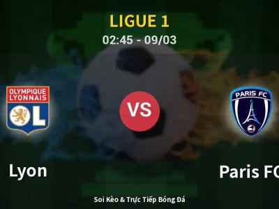 Kết Quả: Lyon 1-1 Paris FC – Highlight & Bàn Thắng | Ligue 1