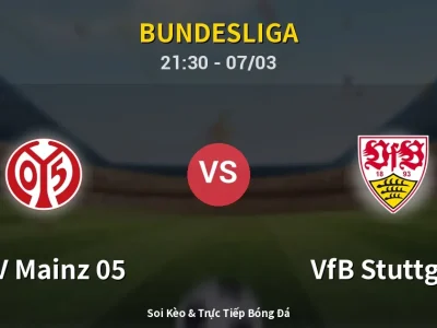 🔴 Trực Tiếp: FSV Mainz 05 0-0 VfB Stuttgart – Link Xem Bundesliga (Full HD)