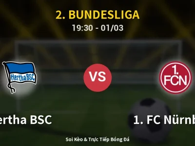 Kết Quả: Hertha BSC 2-1 1. FC Nürnberg – Highlight & Bàn Thắng | 2. Bundesliga