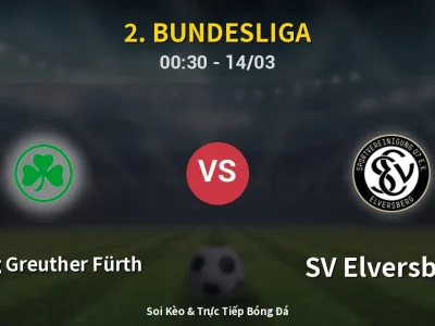 🔴 Trực Tiếp: SpVgg Greuther Fürth 1-0 SV Elversberg – Link Xem 2. Bundesliga (Full HD)