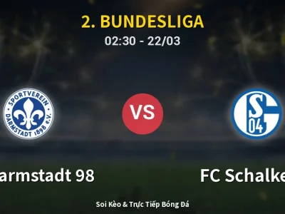 Kết Quả: SV Darmstadt 98 1-1 FC Schalke 04 – Highlight & Bàn Thắng | 2. Bundesliga
