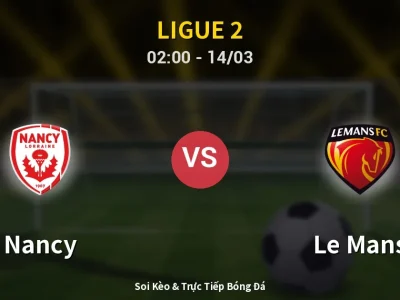 Soi Kèo Nancy vs Le Mans – 02:00 14/03 | Nhận Định, Dự Đoán Tỷ Số