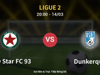 Soi Kèo RED Star FC 93 vs Dunkerque – 20:00 14/03 | Nhận Định, Dự Đoán Tỷ Số