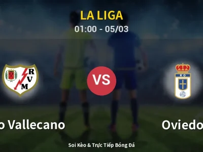 Kết Quả: Rayo Vallecano 3-0 Oviedo – Highlight & Bàn Thắng | La Liga
