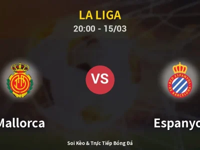 Soi Kèo Mallorca vs Espanyol – 20:00 15/03 | Nhận Định, Dự Đoán Tỷ Số