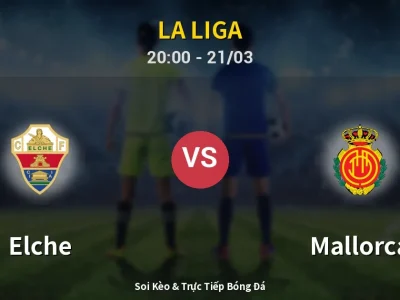 Soi Kèo Elche vs Mallorca – 20:00 21/03 | Nhận Định, Dự Đoán Tỷ Số
